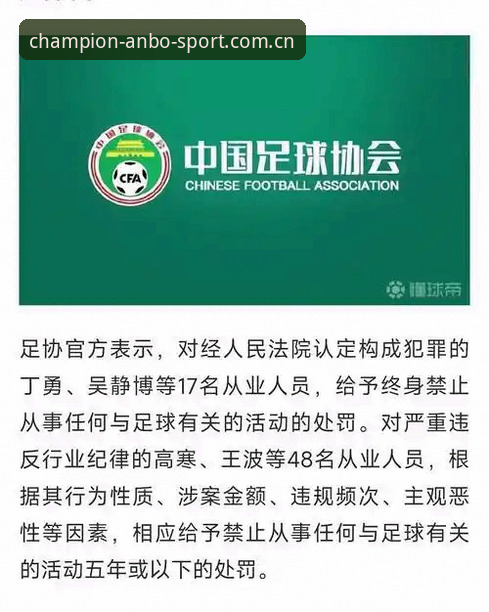 足协第三批禁足名单全面评测：65人受罚，中国足球反腐进入深水区
